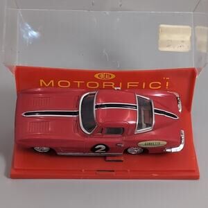 Ideal Motorific! Chevy Corvette Stock Car w/ Case